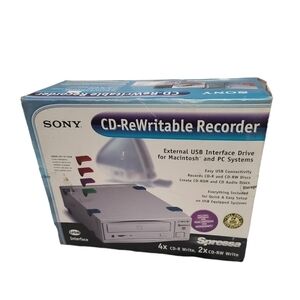 Sony CD-rewritable recorder